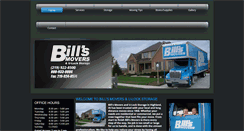 Desktop Screenshot of billsmoversinc.com