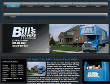 Tablet Screenshot of billsmoversinc.com